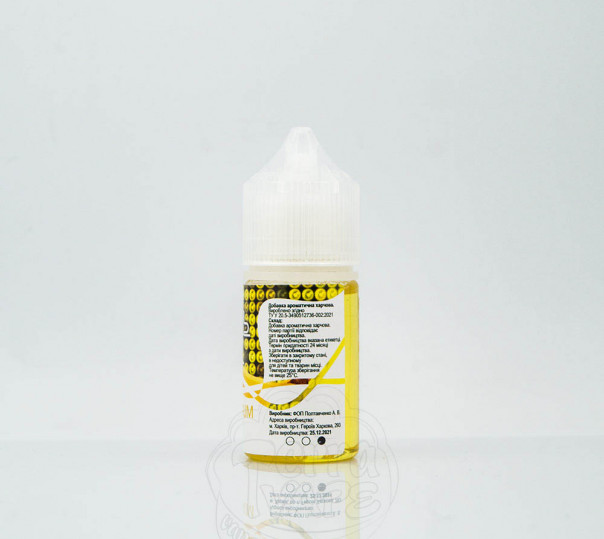 Жидкость UVA Сольник Salt Banana Gum 30ml 45mg на солевом никотине со вкусом банановой жвачки Жидкость UVA Сольник Salt Banana Gum 30ml 45mg на солевом никотине со вкусом банановой жвачки
