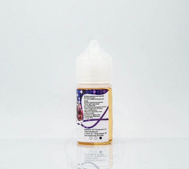 Жидкость UVA Сольник Salt Grape 30ml 30mg на солевом никотине со вкусом винограда Жидкость UVA Сольник Salt Grape 30ml 30mg на солевом никотине со вкусом винограда