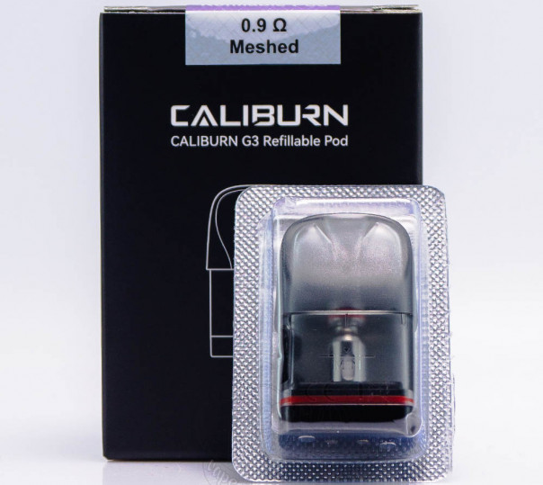 Картридж Uwell Caliburn G3 Cartridge 2.5ml 0.9 Ом для багаторазової POD системи G3, GK3, G3 Lite, G3 Pro, GK3 Pro, G4, G4 Mini, G4 Pro, G4 Pro Koko