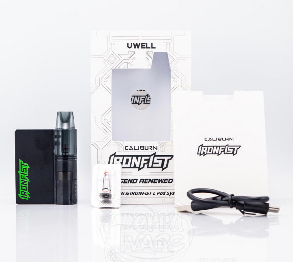 Uwell Caliburn & IronFist L Pod System Kit Багаторазова POD система Uwell Caliburn & IronFist L Pod System Kit Багаторазова POD система