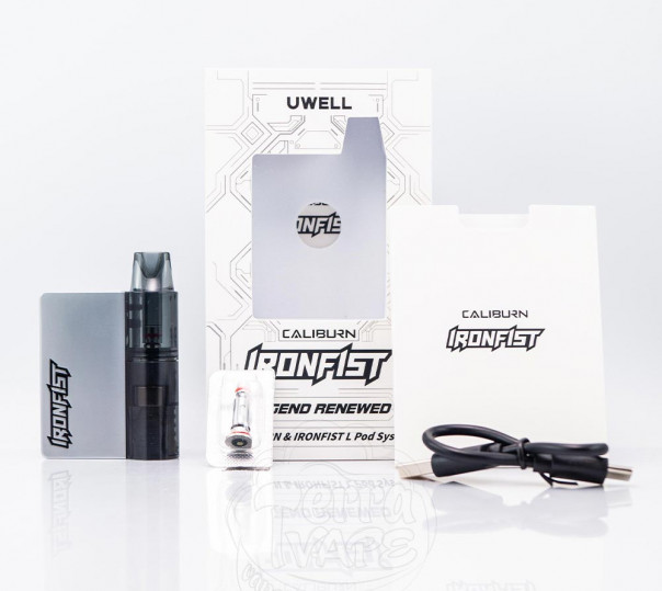 Uwell Caliburn & IronFist L Pod System Kit Багаторазова POD система Uwell Caliburn & IronFist L Pod System Kit Багаторазова POD система