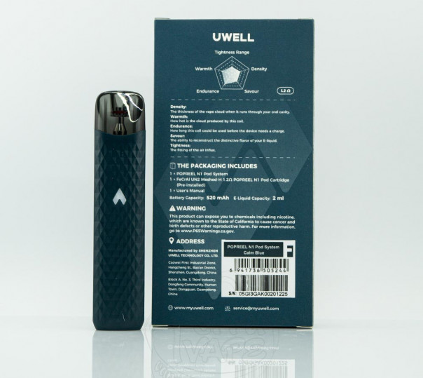 Uwell Popreel N1 Pod System Kit Многоразовая POD система Uwell Popreel N1 Pod System Kit Многоразовая POD система