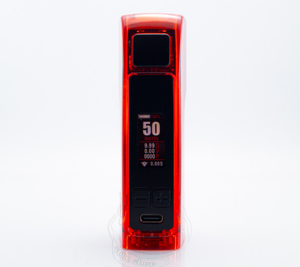Vandy Vape Requiem Mod Clear Red Бокс мод Vandy Vape Requiem Mod Clear Red Бокс мод