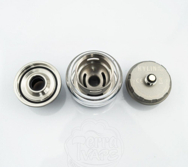 Vandy Vape Kylin M Pro RTA Обслуговуваний бак на сітці Vandy Vape Kylin M Pro RTA Обслуговуваний бак на сітці