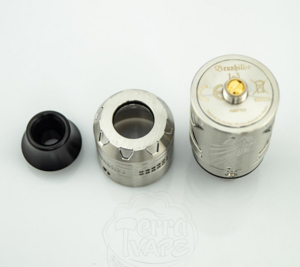 Vapefly Brunhilde 1o3 RTA SS Обслуговуваний бак Vapefly Brunhilde 1o3 RTA SS Обслуговуваний бак