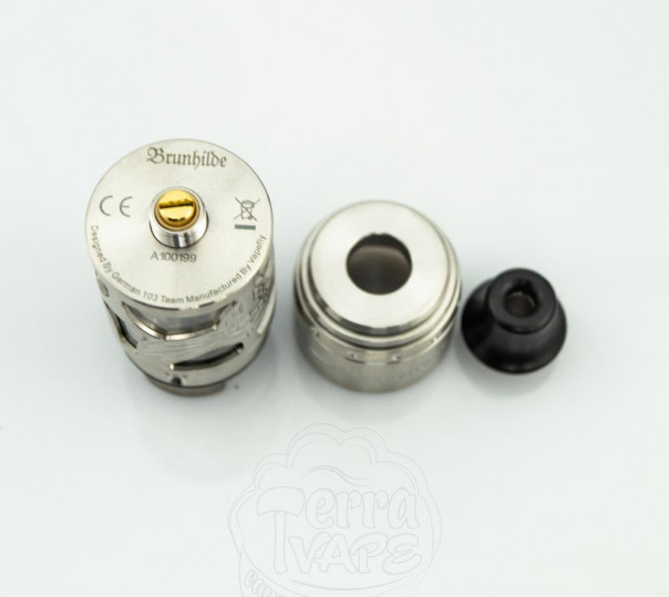 Vapefly Brunhilde MTL RTA Gunmetal Обслуговуваний бак Vapefly Brunhilde MTL RTA Gunmetal Обслуговуваний бак