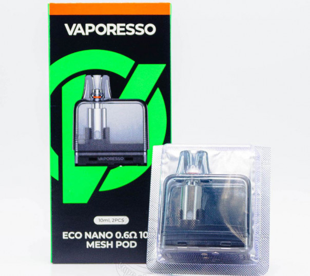Картридж Vaporesso Eco Nano Pod Cartridge 6ml/10ml для багаторазової POD системи Eco Nano / 2 / Pro / Plus Kit Картридж Vaporesso Eco Nano Pod Cartridge 6ml/10ml для багаторазової POD системи Eco Nano / 2 / Pro / Plus Kit
