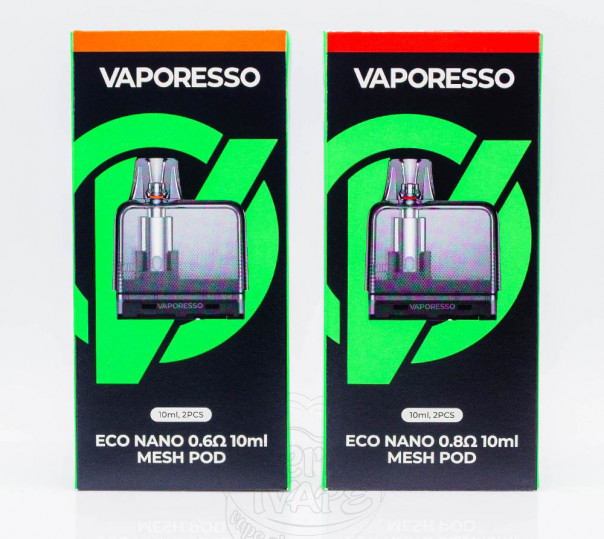 Картридж Vaporesso Eco Nano Pod Cartridge 6ml/10ml для багаторазової POD системи Eco Nano / 2 / Pro / Plus Kit Картридж Vaporesso Eco Nano Pod Cartridge 6ml/10ml для багаторазової POD системи Eco Nano / 2 / Pro / Plus Kit