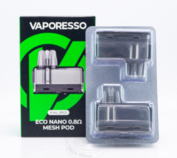Картридж Vaporesso Eco Nano Pod Cartridge 6ml/10ml для багаторазової POD системи Eco Nano / 2 / Pro / Plus Kit Картридж Vaporesso Eco Nano Pod Cartridge 6ml/10ml для багаторазової POD системи Eco Nano / 2 / Pro / Plus Kit
