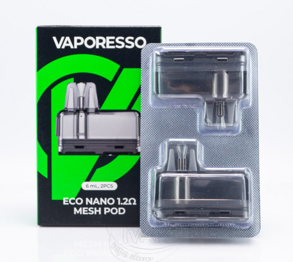 Картридж Vaporesso Eco Nano Pod Cartridge 6ml/10ml для багаторазової POD системи Eco Nano / 2 / Pro / Plus Kit Картридж Vaporesso Eco Nano Pod Cartridge 6ml/10ml для багаторазової POD системи Eco Nano / 2 / Pro / Plus Kit