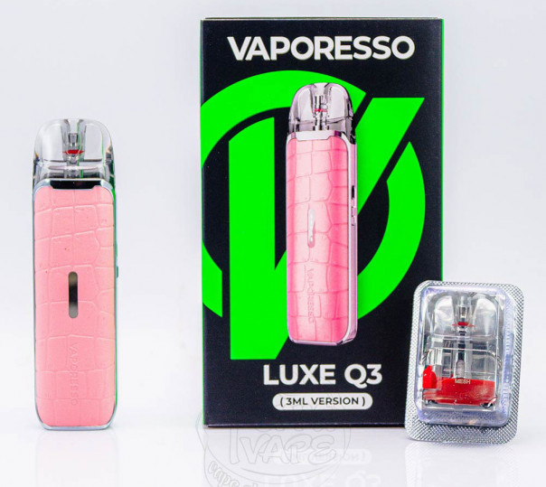 Vaporesso Luxe Q3 Pod System Kit 1450mAh Багаторазова POD система Vaporesso Luxe Q3 Pod System Kit 1450mAh Багаторазова POD система