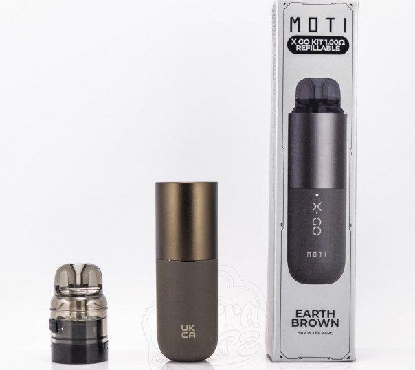 Moti X Go Pod Kit 650mAh Earth Brown Багаторазова POD система Moti X Go Pod Kit 650mAh Earth Brown Багаторазова POD система