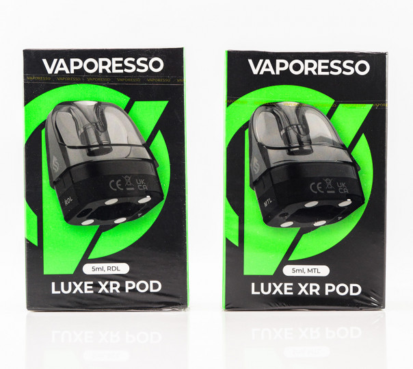 Пустой картридж Vaporesso Luxe XR Empty Pod 5ml для многоразовой POD системы Luxe XR / XR Max / 2 / X Pro Pod Kit
