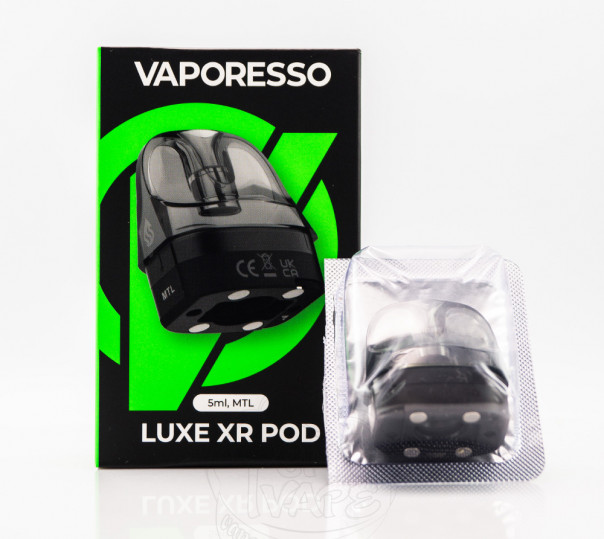 Пустой картридж Vaporesso Luxe XR Empty Pod 5ml для многоразовой POD системы Luxe XR / XR Max / 2 / X Pro Pod Kit