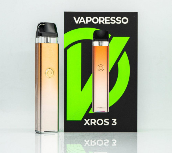 Vaporesso XROS 3 Pod System Kit Royal Gold Багаторазова POD система