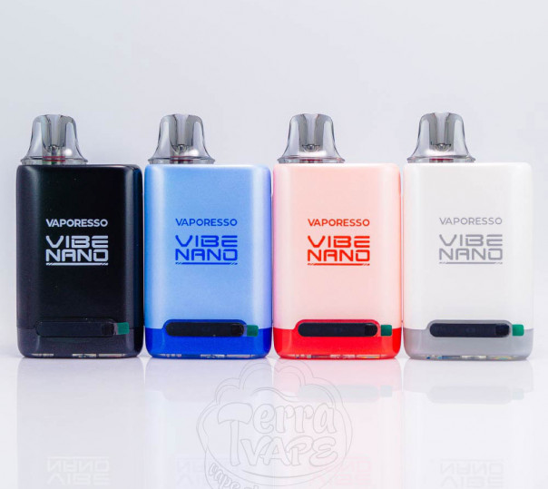 Vaporesso Vibe Nano Pod System Kit 1100mAh Многоразовая POD система Vaporesso Vibe Nano Pod System Kit 1100mAh Многоразовая POD система