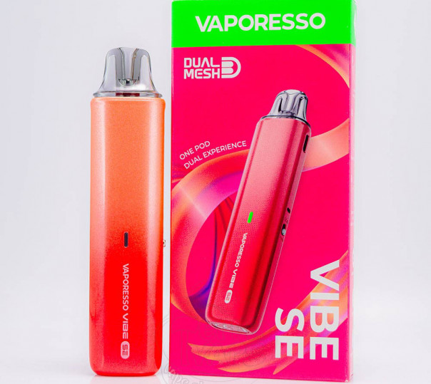 Vaporesso Vibe SE Pod System Kit 1100mAh Strawberry Red Многоразовая POD система