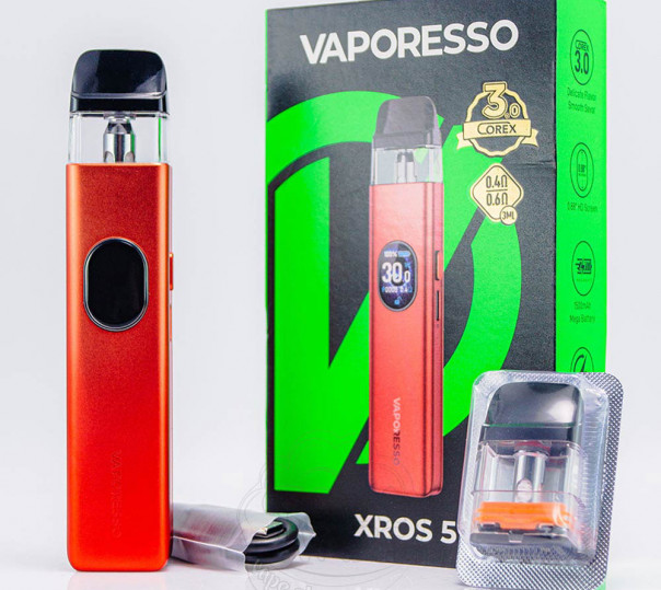 Vaporesso XROS 5 Pod Kit 1500mAh Багаторазова POD система Vaporesso XROS 5 Pod Kit 1500mAh Багаторазова POD система