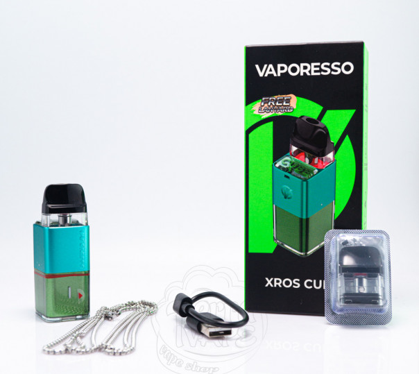 Vaporesso XROS CUBE Pod System Kit 900mAh Black Багаторазова POD система Vaporesso XROS CUBE Pod System Kit 900mAh Black Багаторазова POD система