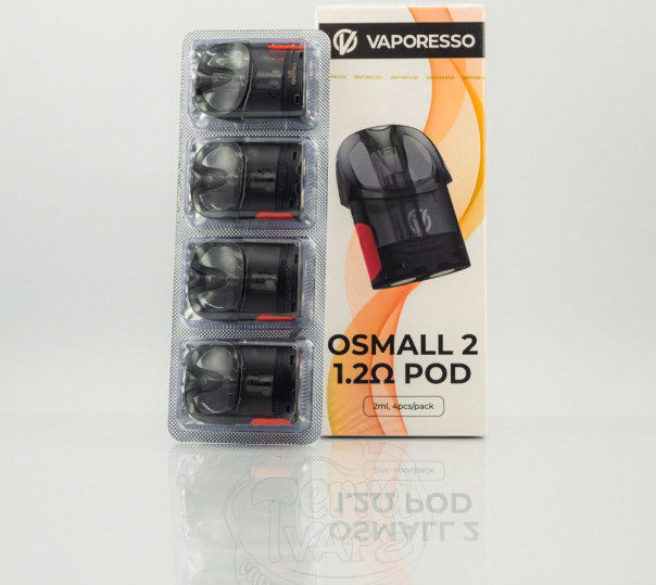 Картридж для многоразовой POD системы Vaporesso Osmall 2 Pod 2ml 1.2ohm Картридж для многоразовой POD системы Vaporesso Osmall 2 Pod 2ml 1.2ohm