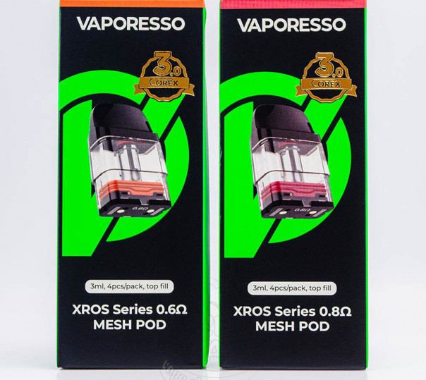 Картридж Vaporesso XROS Series Corex 3.0 для багаторазової POD системи Xros 6/Mini, 3/Mini, 4/Mini/Nano, 5/Mini/Nano, Pro/2 2ml/3ml