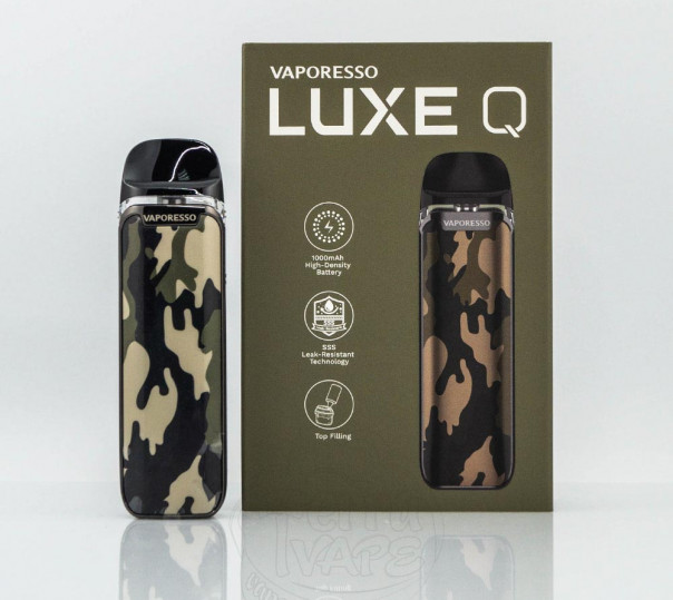 Vaporesso Luxe Q Pod Kit 1000mAh Багаторазова POD система Vaporesso Luxe Q Pod Kit 1000mAh Багаторазова POD система