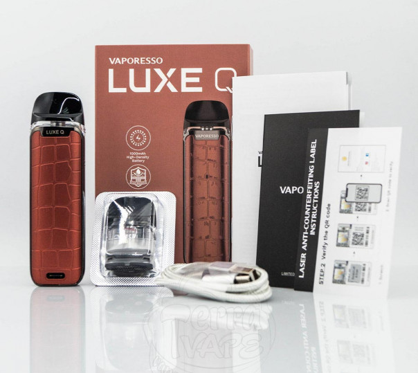 Vaporesso Luxe Q Pod Kit 1000mAh Багаторазова POD система Vaporesso Luxe Q Pod Kit 1000mAh Багаторазова POD система