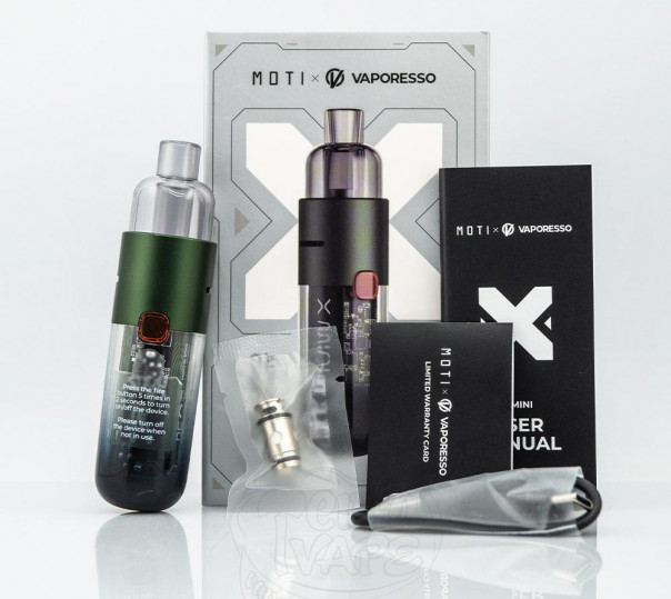 Vaporesso Moti X Mini Pod Kit 1150mAh Багаторазова POD система Vaporesso Moti X Mini Pod Kit 1150mAh Багаторазова POD система
