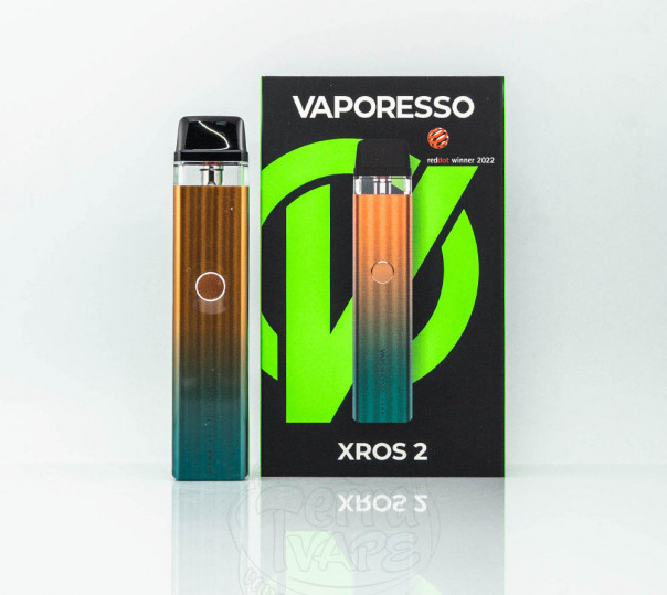 Vaporesso XROS 2 Pod Kit 1000mAh Багаторазова POD система Vaporesso XROS 2 Pod Kit 1000mAh Багаторазова POD система
