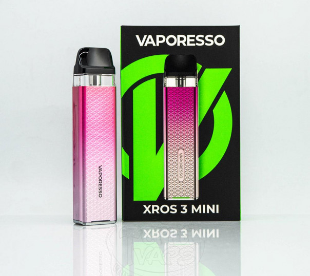 Vaporesso XROS 3 Mini Pod System Kit Rose Pink Багаторазова POD система