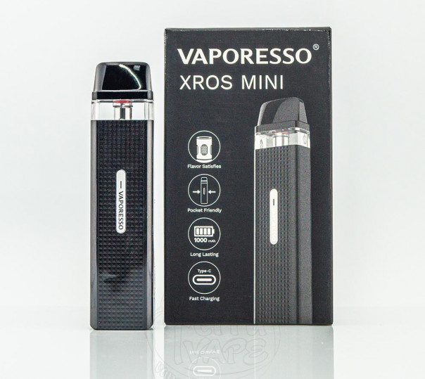 Vaporesso XROS Mini Pod Kit 1000mAh Багаторазова POD система Vaporesso XROS Mini Pod Kit 1000mAh Багаторазова POD система