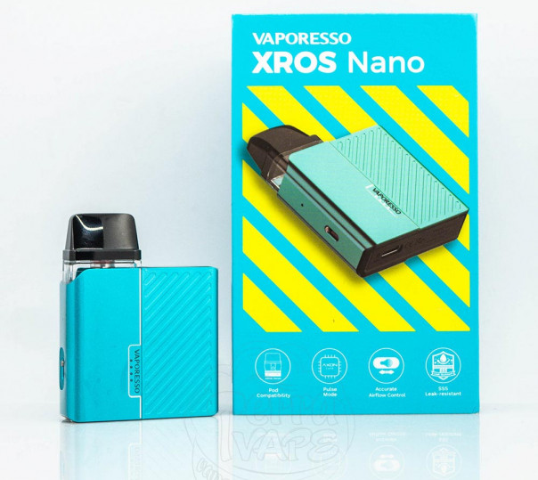 Vaporesso XROS Nano Pod Kit 1000mAh Багаторазова POD система Vaporesso XROS Nano Pod Kit 1000mAh Багаторазова POD система