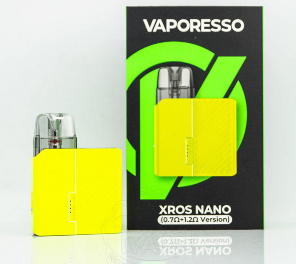 Vaporesso XROS Nano Pod Kit 1000mAh Багаторазова POD система Vaporesso XROS Nano Pod Kit 1000mAh Багаторазова POD система