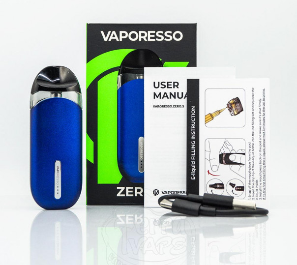 Vaporesso Zero S Pod Kit 650mAh Багаторазова POD система Vaporesso Zero S Pod Kit 650mAh Багаторазова POD система
