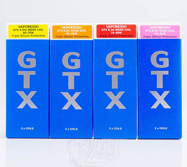 Испаритель Vaporesso GTX Coil для Luxe X/XR/XR MAX/X Pro/X2/XR MAX 2, Armour G/GS, SWAG PX80, GTX Go 80/40, Luxe 80 и других