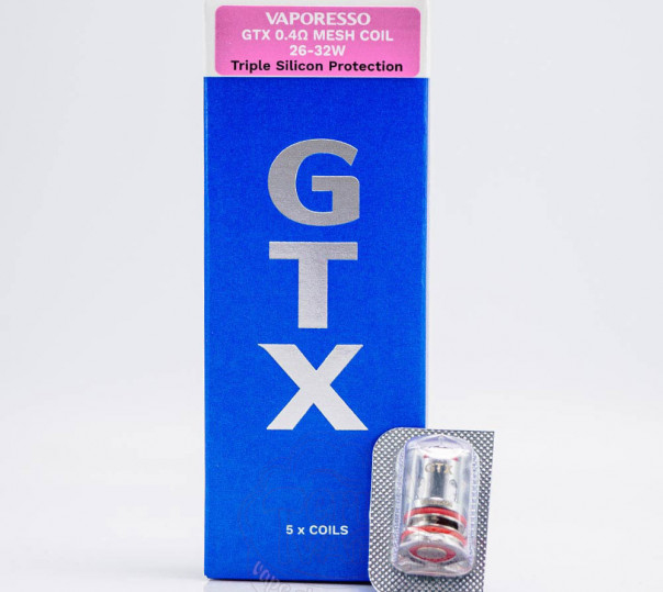 Испаритель Vaporesso GTX Coil Mesh 0.4 Ом для Luxe X/XR/XR MAX/X Pro/X2/XR MAX 2, Armour G/GS, SWAG PX80, GTX Go 80/40, Luxe 80 и других