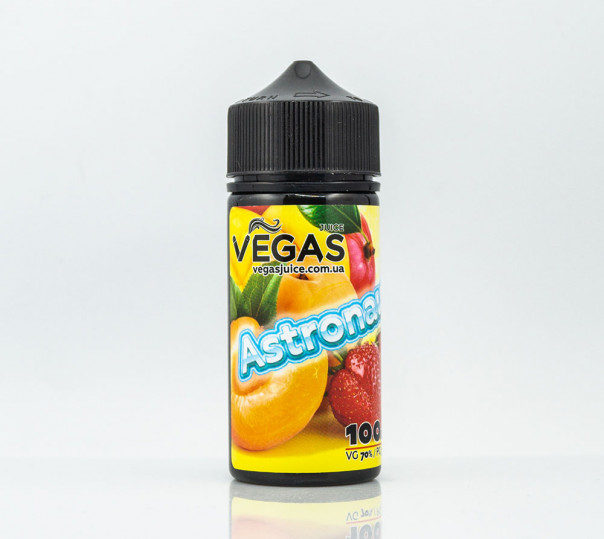 Рідина Vegas Max Organic Astronaut 100ml 0mg без нікотину зі смаком абрикоса, манго і полуниці