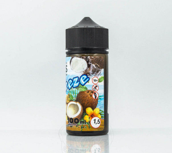Рідина Vegas Max Organic Breeze 100ml 3mg на органічному нікотині зі смаком кокосового чізкейка Рідина Vegas Max Organic Breeze 100ml 3mg на органічному нікотині зі смаком кокосового чізкейка