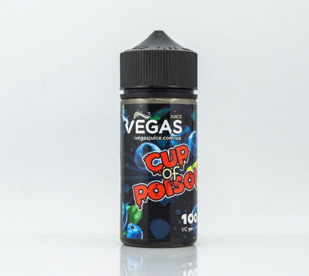 Жидкость Vegas Max Organic Cup of Poison 100ml 1.5mg на органическом никотине со вкусом черники и лайма