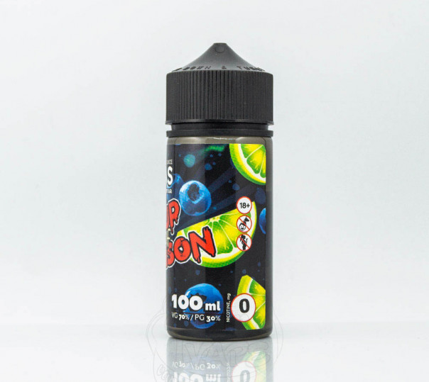 Жидкость Vegas Max Organic Cup of Poison 100ml 3mg на органическом никотине со вкусом черники и лайма Жидкость Vegas Max Organic Cup of Poison 100ml 3mg на органическом никотине со вкусом черники и лайма