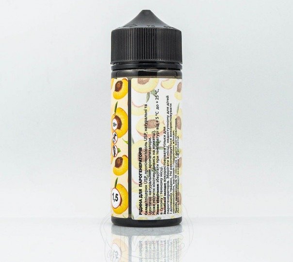 Рідина Vegas Max Organic Peach Boom 100ml 3mg на органічному нікотині зі смаком персика Рідина Vegas Max Organic Peach Boom 100ml 3mg на органічному нікотині зі смаком персика