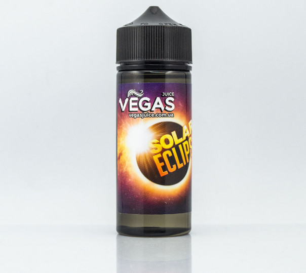 Рідина Vegas Max Organic Solar Eclipse 100ml 3mg на органічному нікотині зі смаком апельсина з холодком
