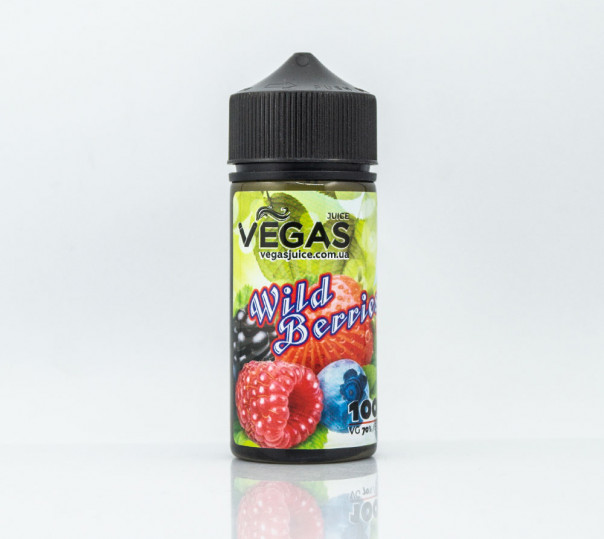 Рідина Vegas Max Organic Wild Berries 100ml 3mg на органічному нікотині зі смаком ягід