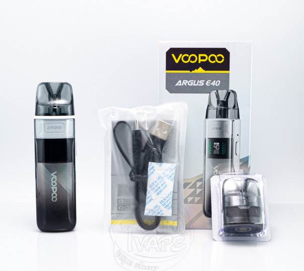 Voopoo Argus E40 Pod Kit 1800mAh Многоразовая POD система Voopoo Argus E40 Pod Kit 1800mAh Многоразовая POD система