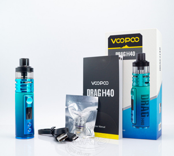 VooPoo Drag H40 Kit Green Электронная сигарета POD MOD