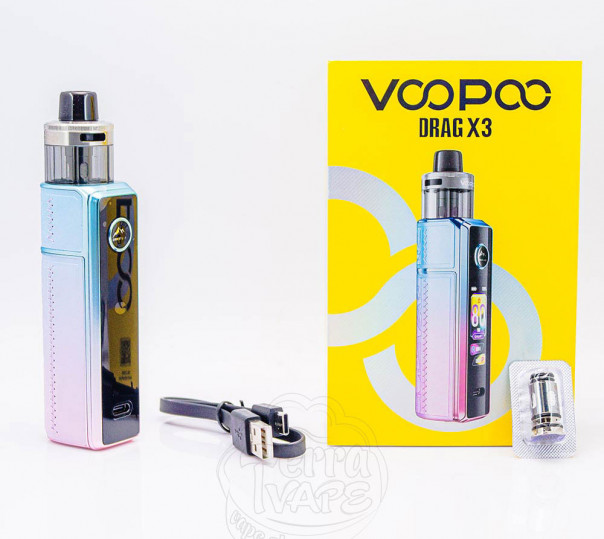 Voopoo Drag X3 80W Pod Mod Kit Cherry Pink с картриджем PnP X DTL Pod 5ml Электронная сигарета POD MOD Voopoo Drag X3 80W Pod Mod Kit Cherry Pink с картриджем PnP X DTL Pod 5ml Электронная сигарета POD MOD