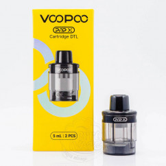 Порожній картридж Voopoo PnP-X Cartridge 5ml (без випаровувача) Black (DTL)