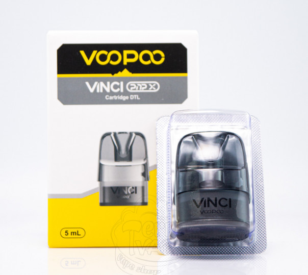 Пустой картридж для pod-мода Voopoo Vinci E120 (PnP-X Empty Pod Cartridge) 5ml Пустой картридж для pod-мода Voopoo Vinci E120 (PnP-X Empty Pod Cartridge) 5ml