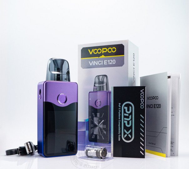 Voopoo Vinci E120 Pod Mod Kit 120W 4500mAh Електронна сигарета Voopoo Vinci E120 Pod Mod Kit 120W 4500mAh Електронна сигарета