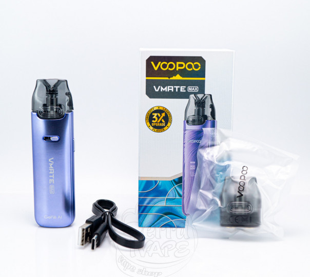Voopoo Vmate Max Pod Kit 1200mAh Многоразовая POD система Voopoo Vmate Max Pod Kit 1200mAh Многоразовая POD система